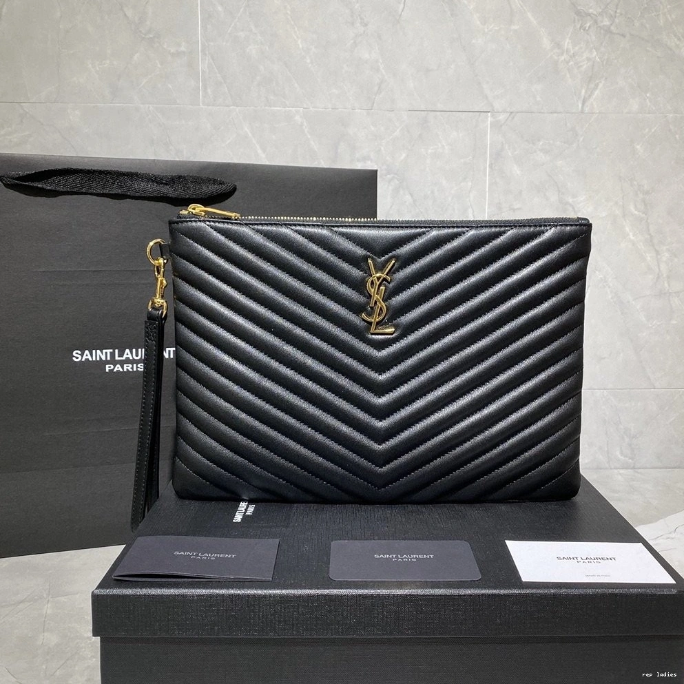 Rep ladies REP MONOGRAM CLUTCH YSL 0708